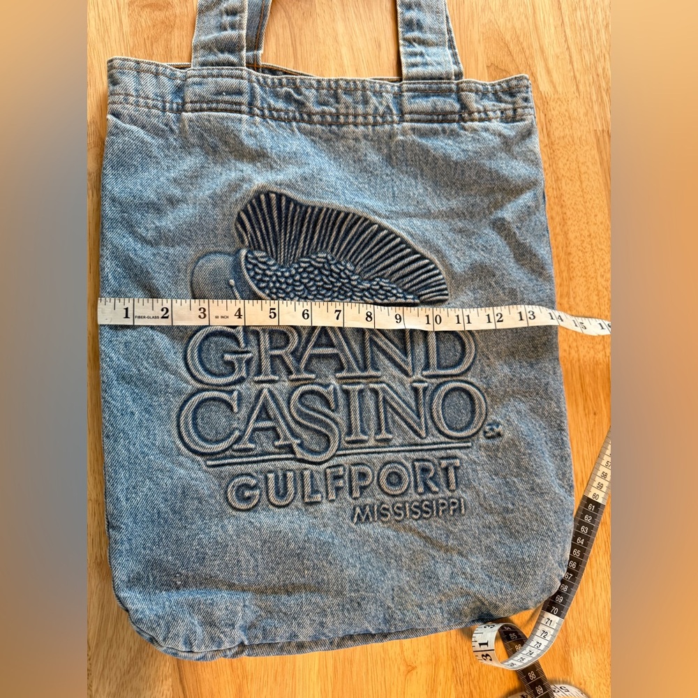 Vintage Denim Tote Bag - Blue - Picture 9 of 10